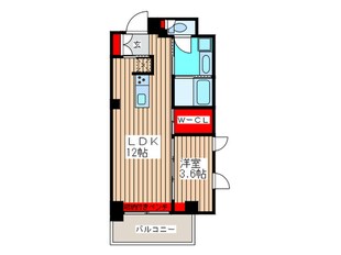 ORSUS ASAKUSAの物件間取画像